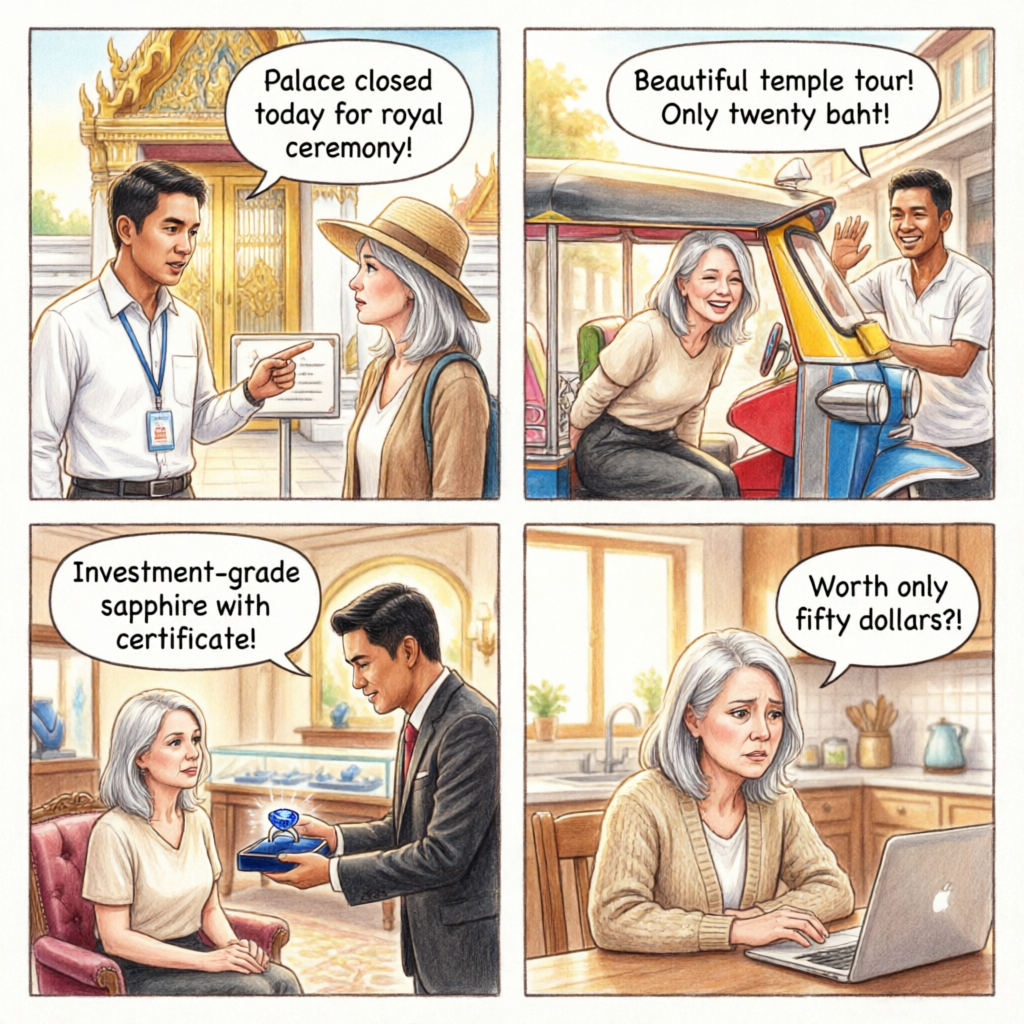 Qwen Image 2.0's four-panel comic — lower resolution output