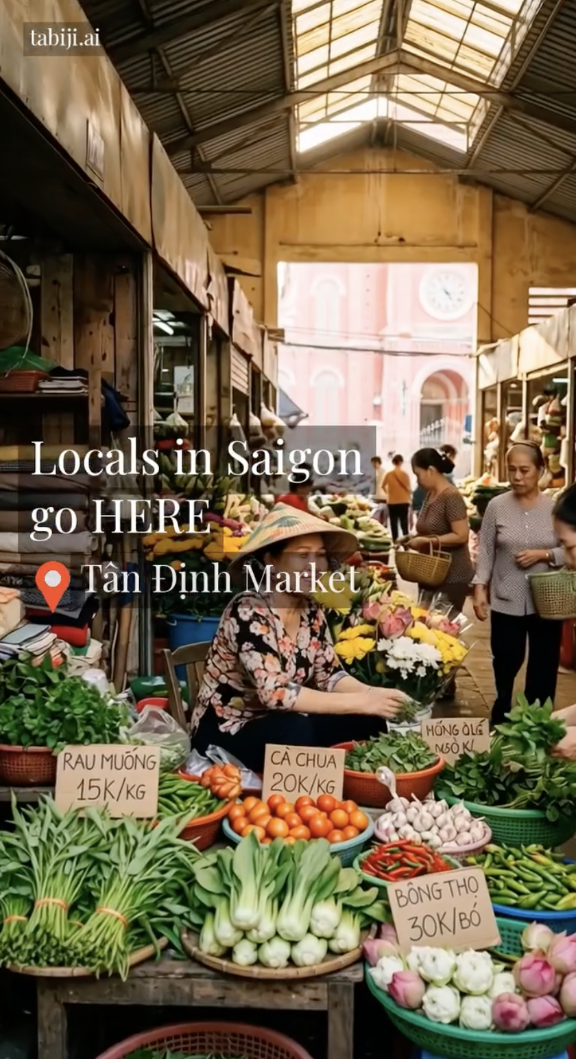 Killed format: Tourists vs Locals — Saigon T&acirc;n Định Market